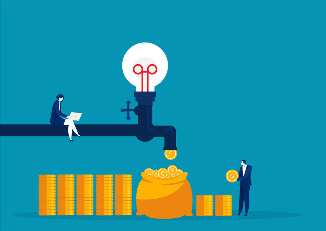 money flow in advertising illustration - featured image